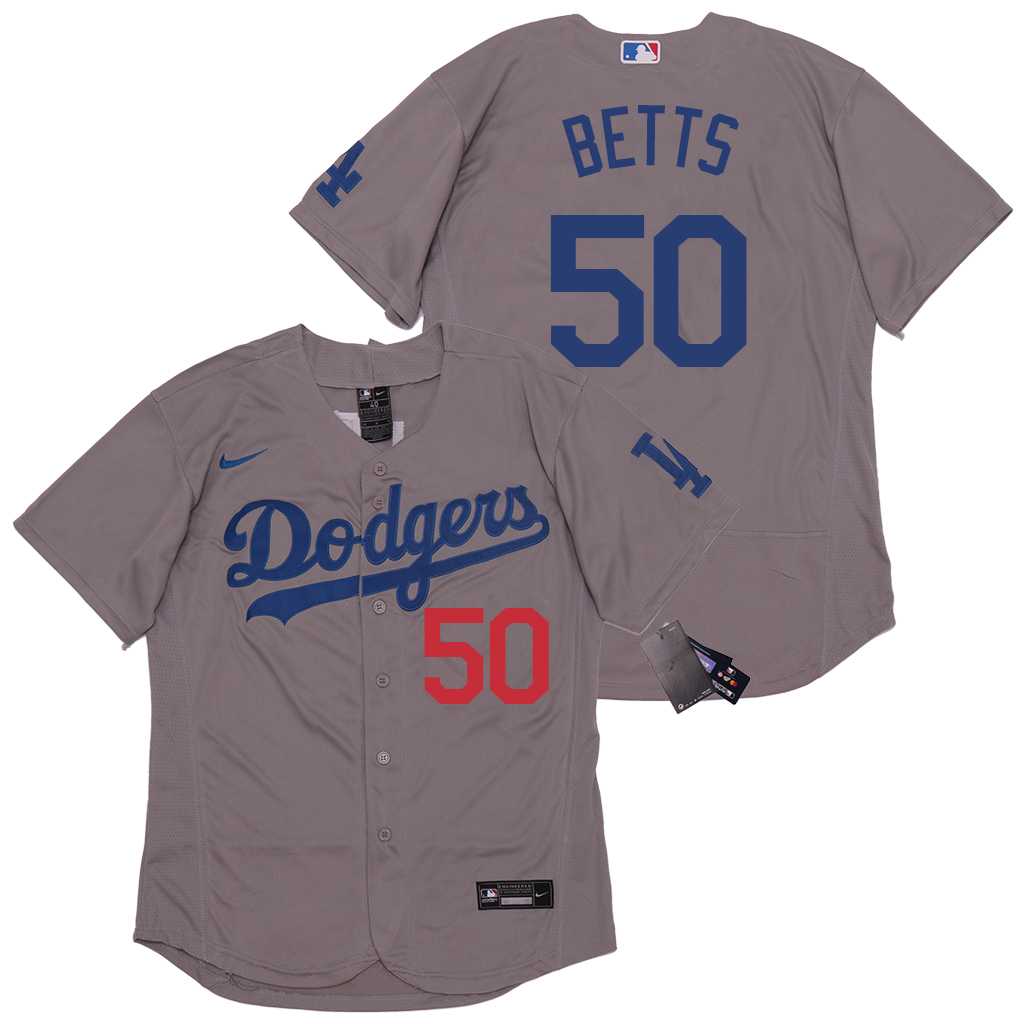 Dodgers 50 Mookie Betts Gray 2020 Nike Flexbase Jersey,We sell and wholesale Dodgers 50 Mookie Betts Gray 2020 Nike Flexbase Jersey on line form chian!